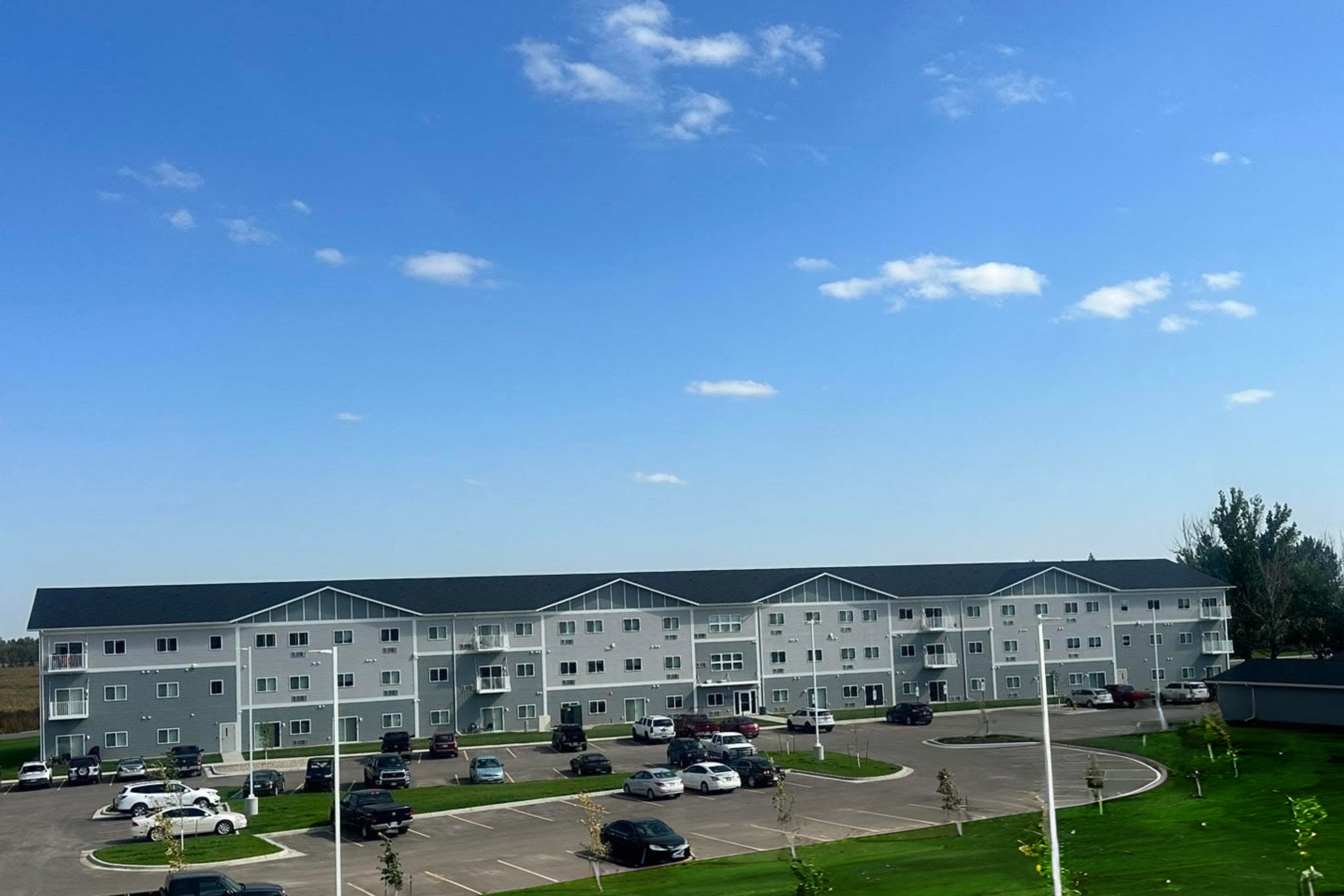 Dakota Estates III Exterior and Parking Lot